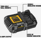 DEWALT 12V/20V/60V MAX Lithium-Ion 6-Amp Fast Battery Charger Image 3