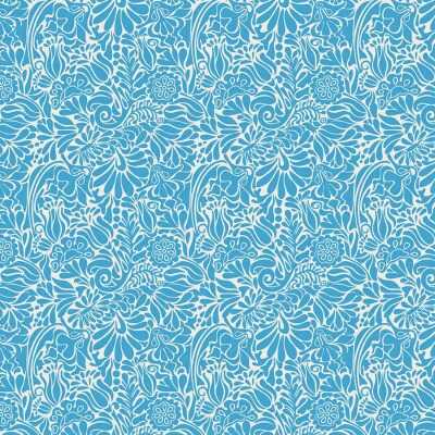 Con-Tact Creative Covering 18 In. x 9 Ft. Batik Blue Self-Adhesive Shelf Liner