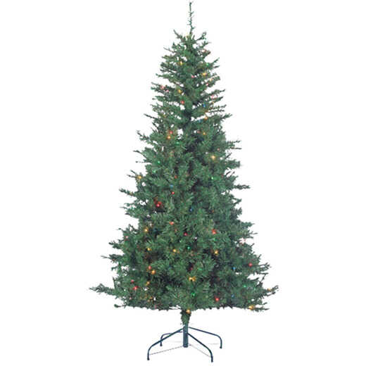 Sterling 6 Ft. Colorado Spruce 250-Bulb Multi Incandescent Prelit Artificial Christmas Tree
